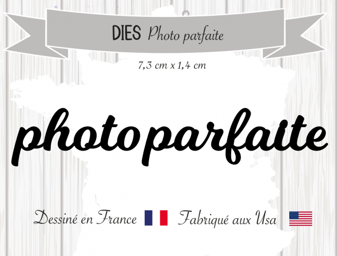 Dies mot photo parfaite