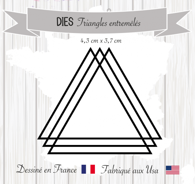 Dies triangles entremêlés