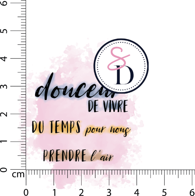 Tampons mots Douceur de vivre
