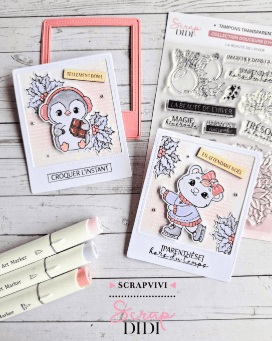 Tampon caoutchouc – Danse sur la glace – Douceurs d’hiver