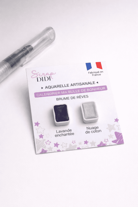 Aquarelle “Brume de rêve” - Ma bulle de bonheur