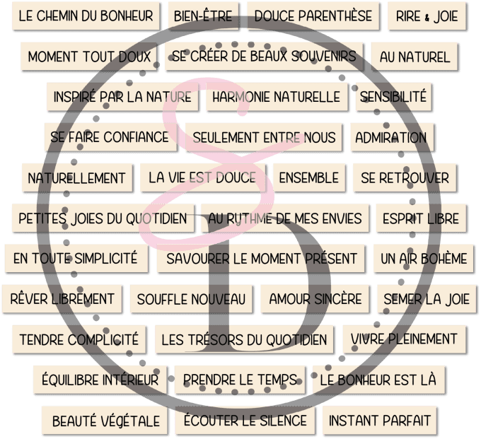 Embellissements en carton bois - Rêveries Bohémiennes