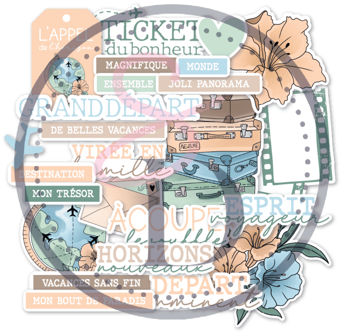 Die Cuts Calques Couleur – Carnet de Bord
