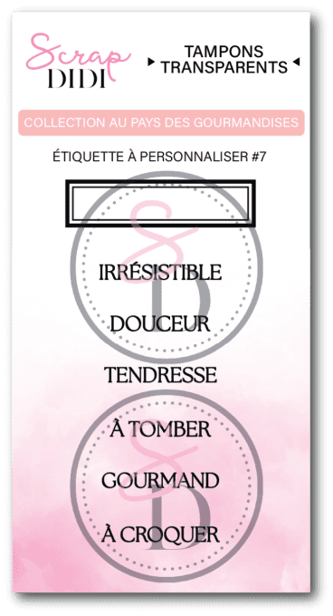 Clear A8 - Etiquette à personnaliser #7 - Au pays des gourmandises