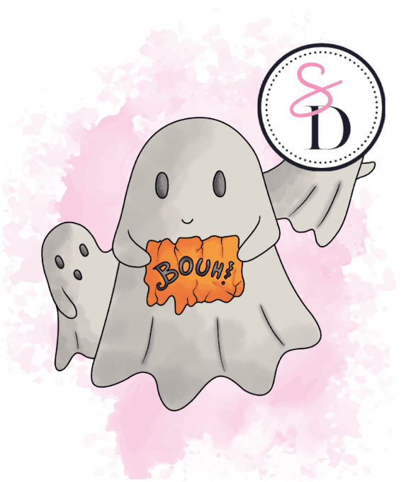 Tampon caoutchouc Fantômes - La magie d'Halloween 