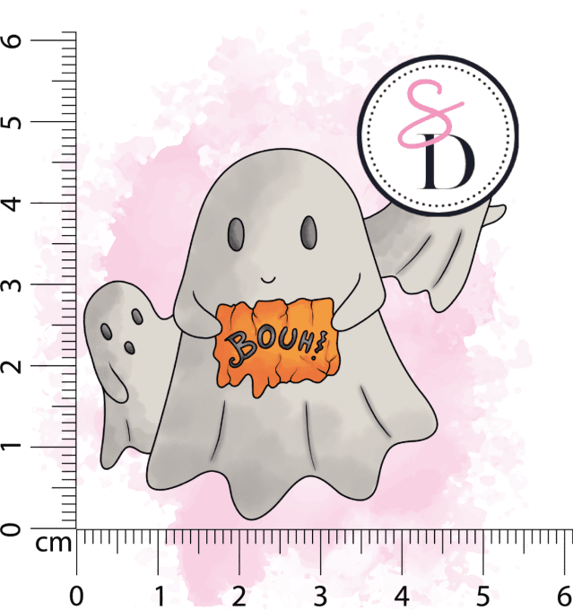 Tampon caoutchouc Fantômes - La magie d'Halloween 