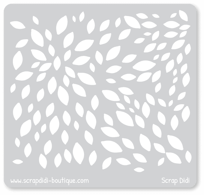 Pochoir - Feuilles - 10x10 cm