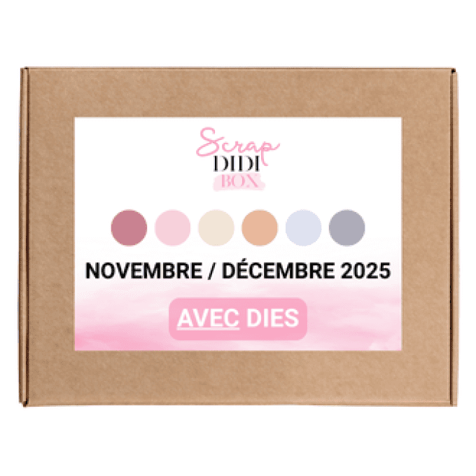 Scrap Didi BOX - Novembre / Décembre 2025 - AVEC dies 