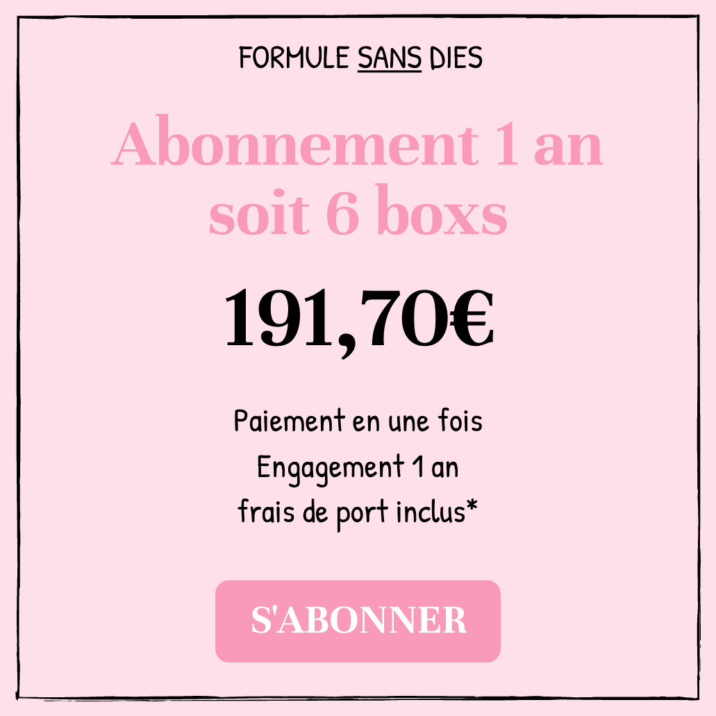 SUISSE Abonnement 1 an SANS dies (paiement en 1x)