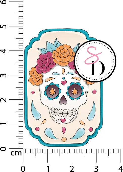 Tampon caoutchouc Cadre mexicain scrapbooking Frissons Mexicains Scrap Didi