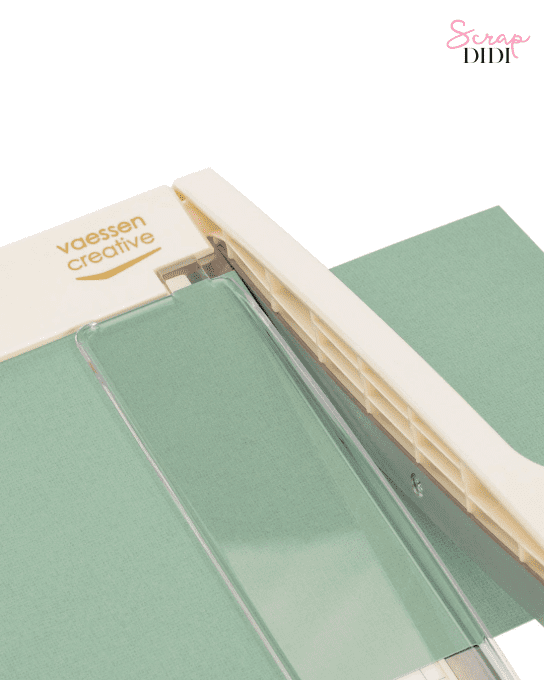 Massicot guillotine Vaessen Creative 21,6x15,2cm blanc cassé – Scrap Didi