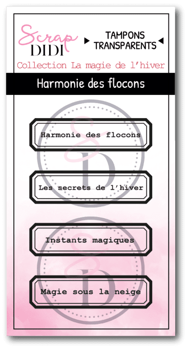 Planche de clears A8 - Harmonie des flocons - La magie de l'hiver