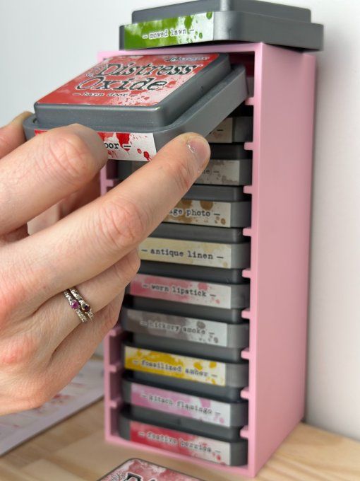 Rangement Distress 3D – Support pour 10 encres Distress