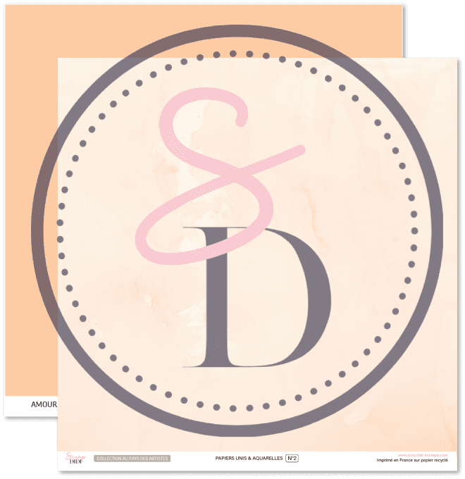 Kit de 6 papiers unis & aquarelle – Au pays des artistes
