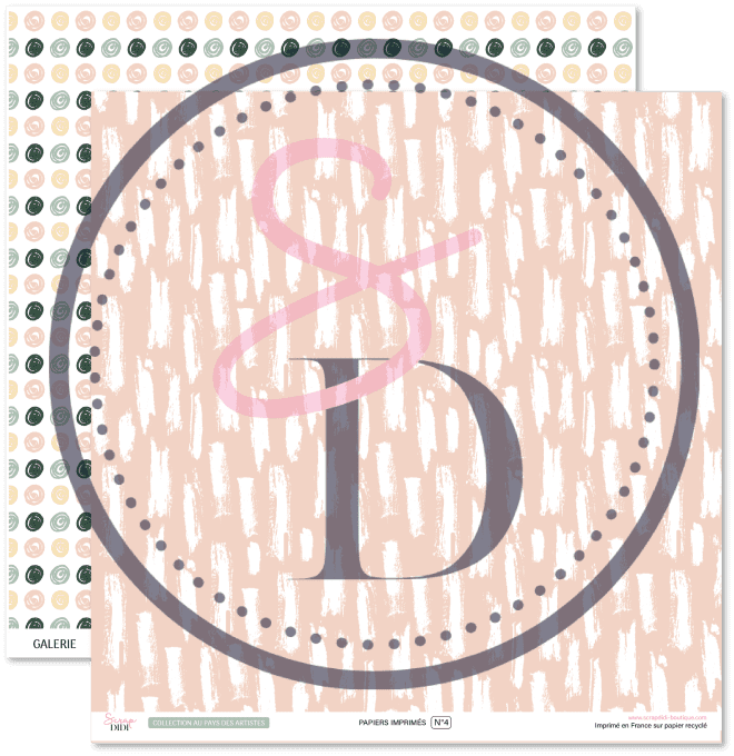 Kit de papiers imprimés  – Au pays des artistes