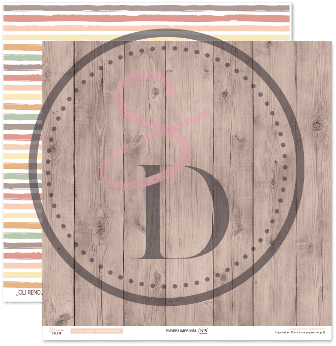 Kit de 6 papiers imprimés - Rêveries Bohémiennes