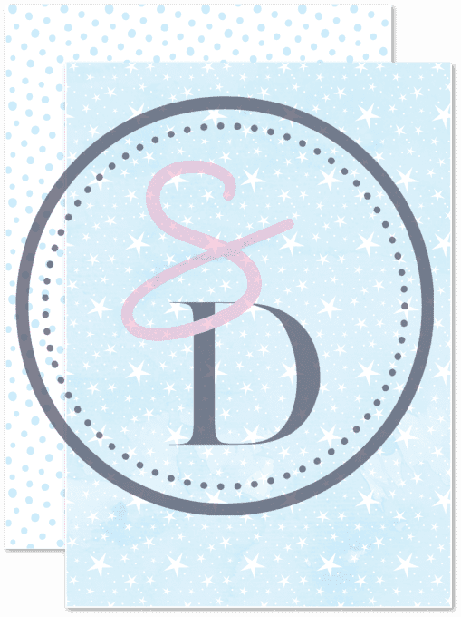 Kit 14 papiers scrapbooking - BLEU COTON – Gamme Entre les pages