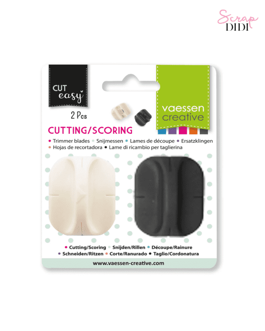 Vaessen Creative Lames de Coupe et Rainage – Rechange massicot 2-en-1