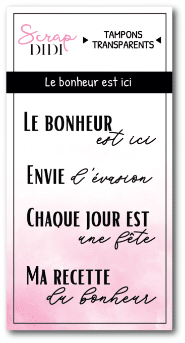 Tampons Clear A8 Le bonheur est ici