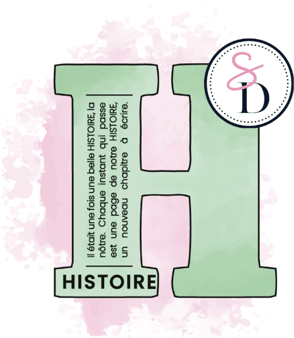 Tampon Définition Lettre H - Histoire