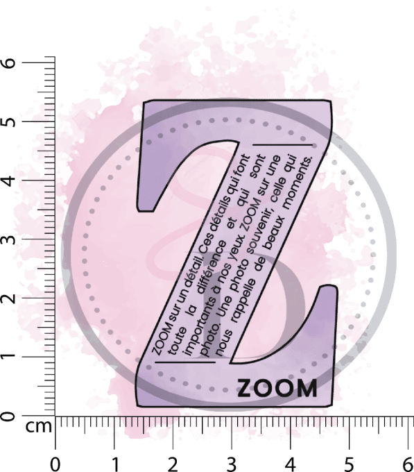 Tampon Définition Lettre Z - Zoom