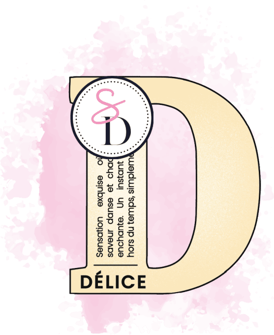 Tampon caoutchouc - Lettre définition D Délice - Au pays des gourmandises 