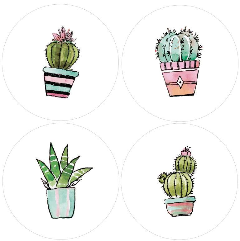 Badges Cactus