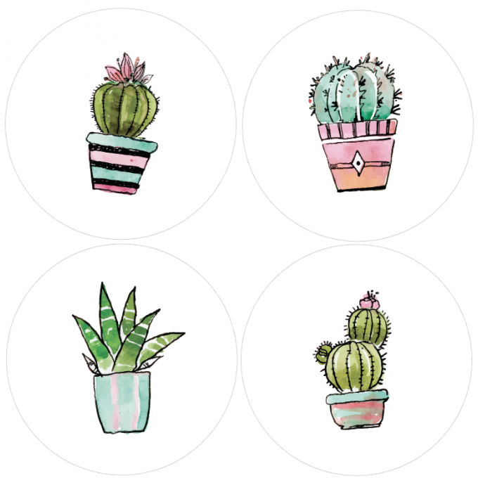 Badges Cactus