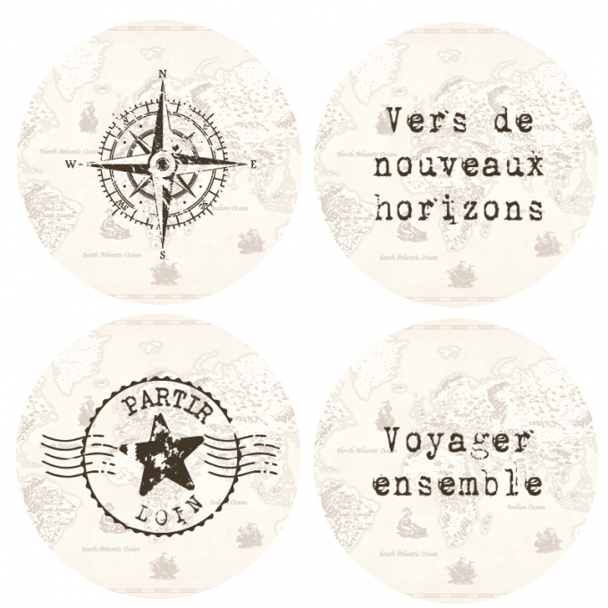 Badges Voyage