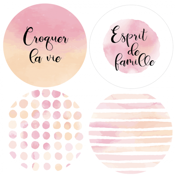 Badges Croquer la vie