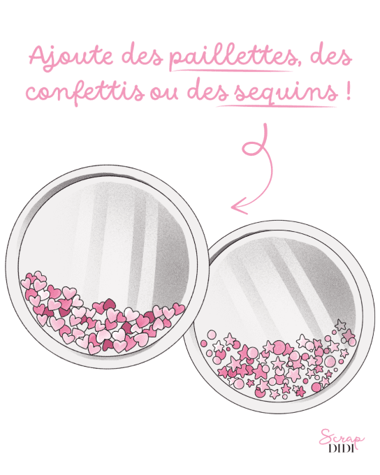 Shaker ROND - Lot de 10 coques