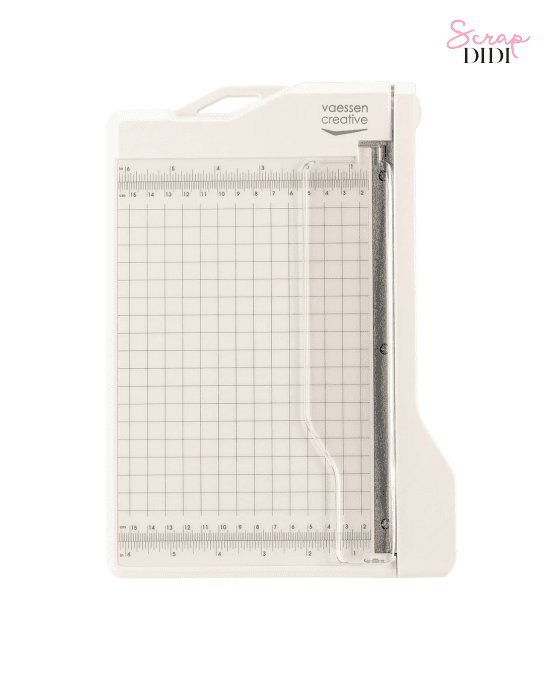 Massicot guillotine Vaessen Creative 21,6x15,2cm blanc cassé – Scrap Didi