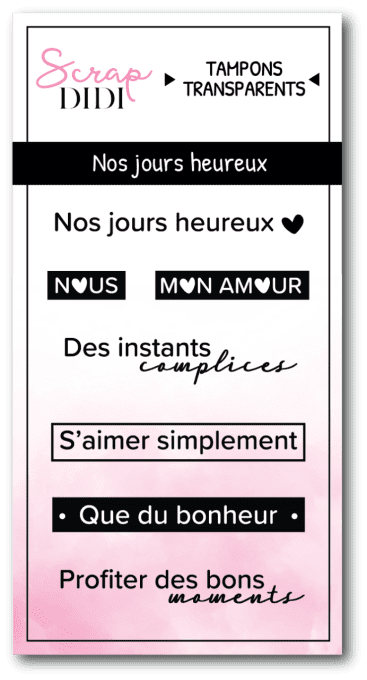 Tampons Clear A8 Nos jours heureux