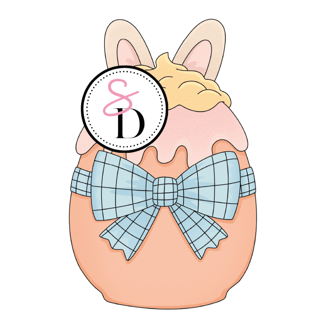 Tampon caoutchouc - Oeuf gourmand - Les trésors de Pâques | Nouvelle récolte