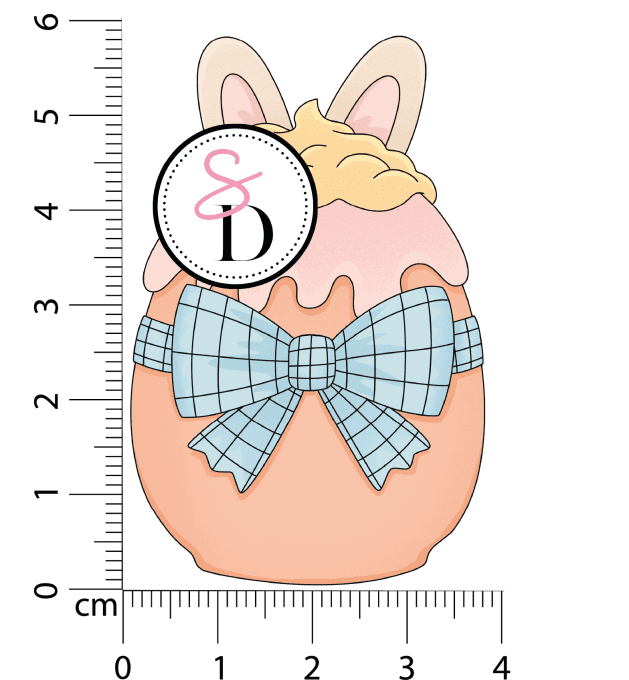 Tampon caoutchouc - Oeuf gourmand - Les trésors de Pâques | Nouvelle récolte