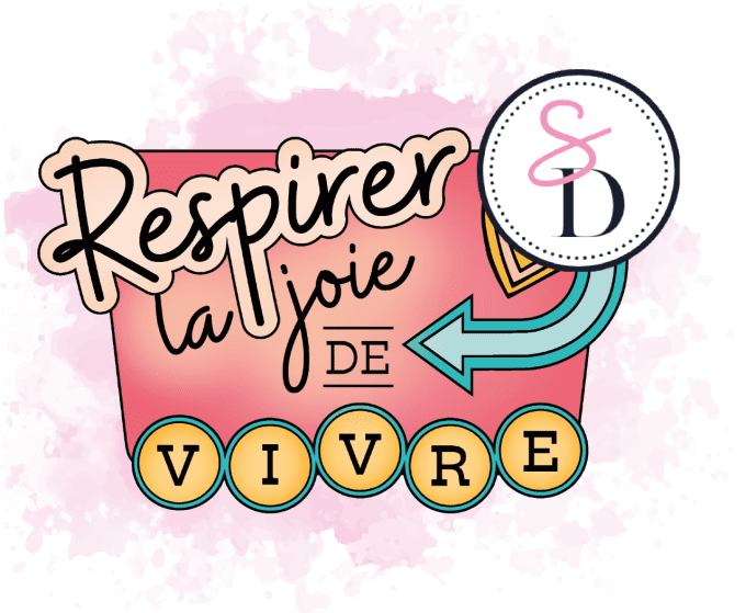 Tampon caoutchouc - PANNEAU "RESPIRER LA JOIE DE VIVRE" - Éclats de bonheur