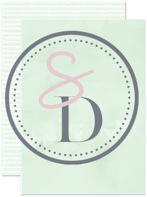 Kit 14 papiers scrapbooking - VERT MENTHE – Gamme Entre les pages