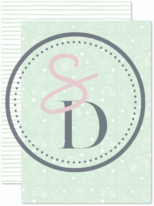 Kit 14 papiers scrapbooking - VERT MENTHE – Gamme Entre les pages