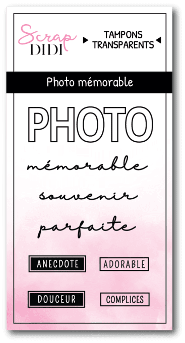 Tampons Clear A8 Photo mémorable