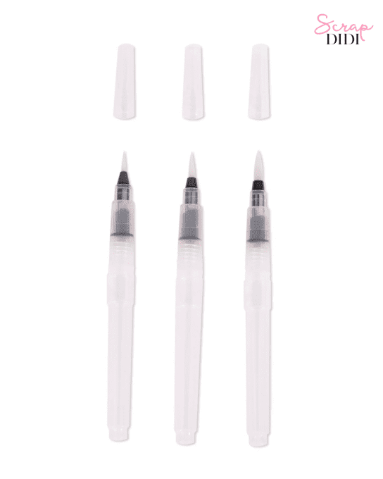 Pinceaux à Eau Vaessen Creative – Lot de 3