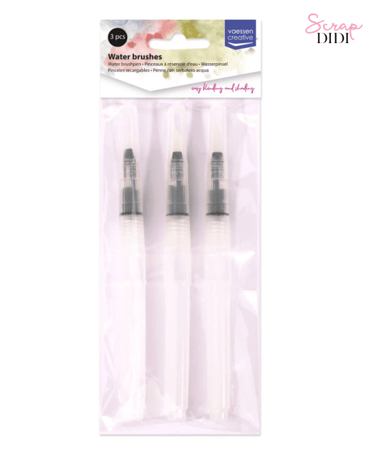 Pinceaux à Eau Vaessen Creative – Lot de 3