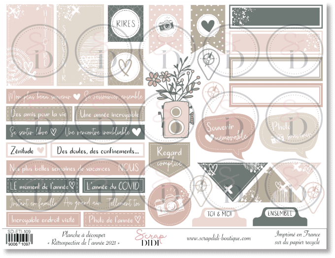 Planche à découper - Rétrospective de l'année