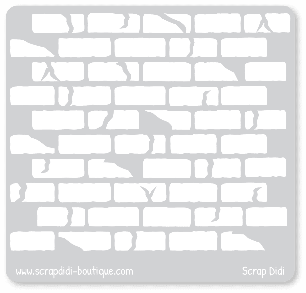 Pochoir Mur de briques