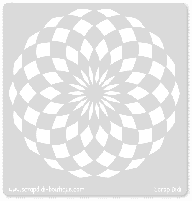 Pochoir Mandala