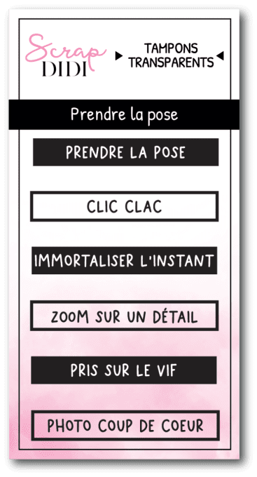 Tampons Clear A8 Prendre la pose