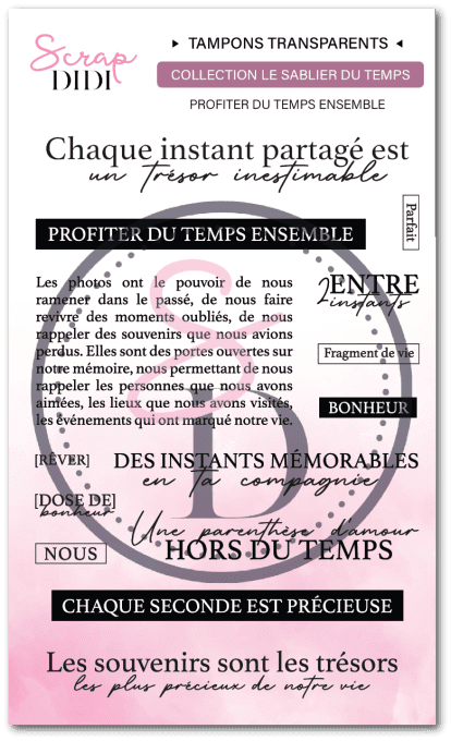 Clear A6 - Profiter du temps ensemble - Le sablier du temps
