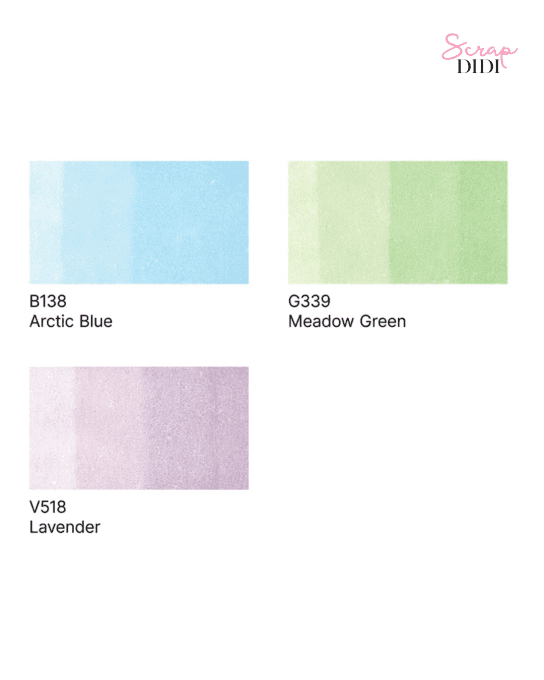 Set Promarker 3 tons Pastel 1 Winsor & Newton – 3 marqueurs double pointe