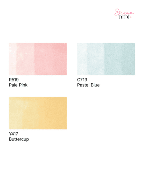 Set Promarker 3 tons Pastel 2 Winsor & Newton – 3 marqueurs double pointe