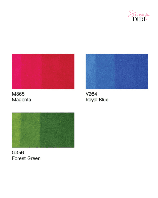 Set Promarker 3 tons Vifs 1 Winsor & Newton – 3 marqueurs double pointe