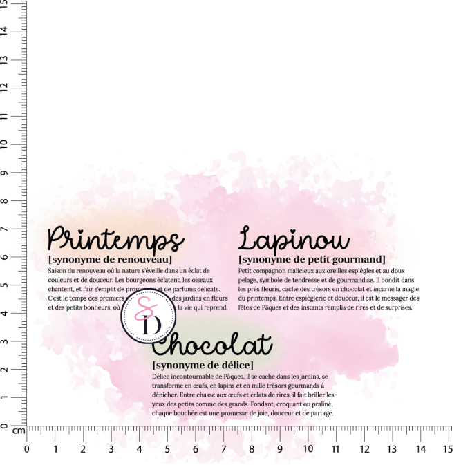 Tampon caoutchouc - Synonymes - Les trésors de Pâques